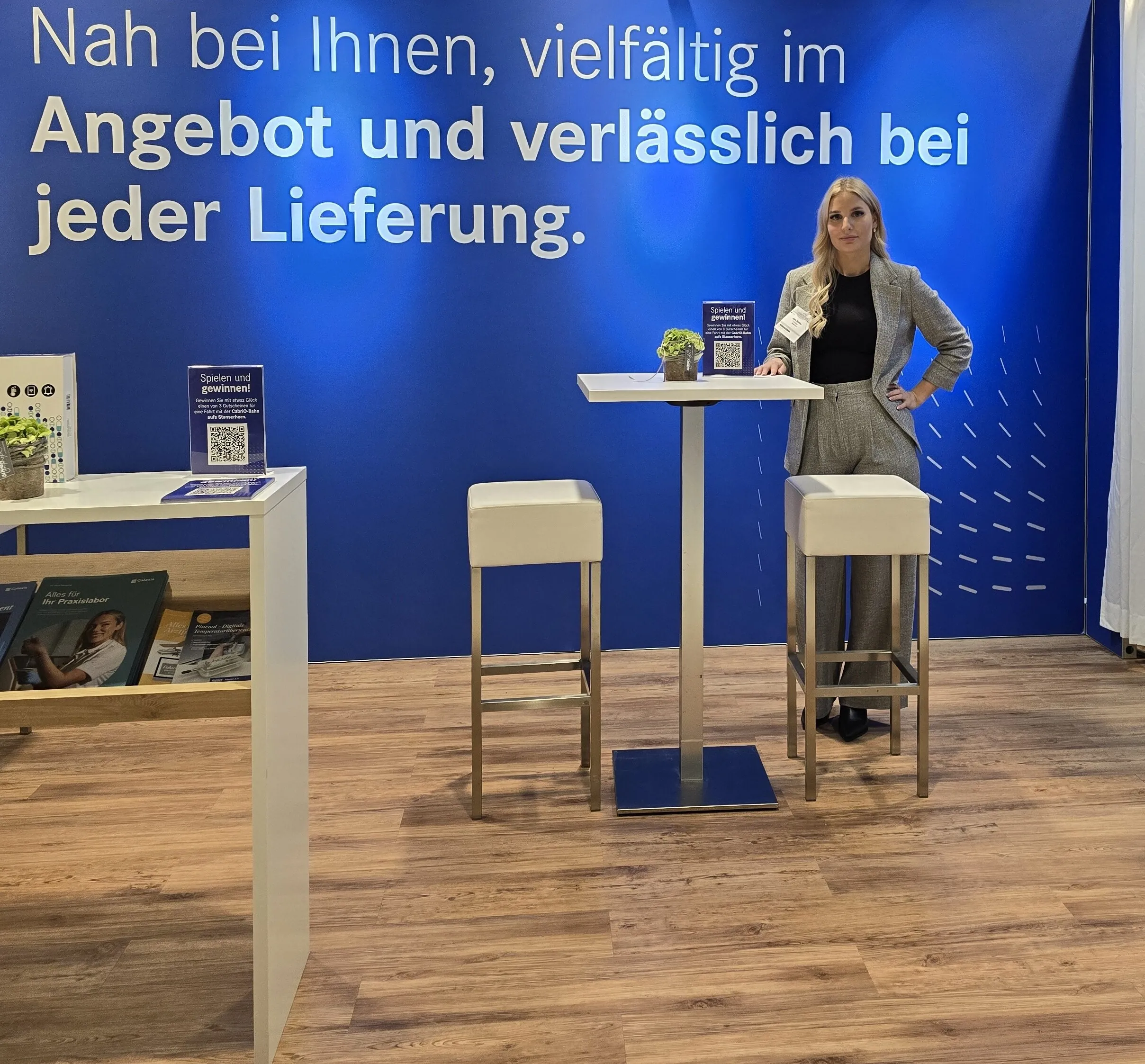 Jana Biehler am Stand